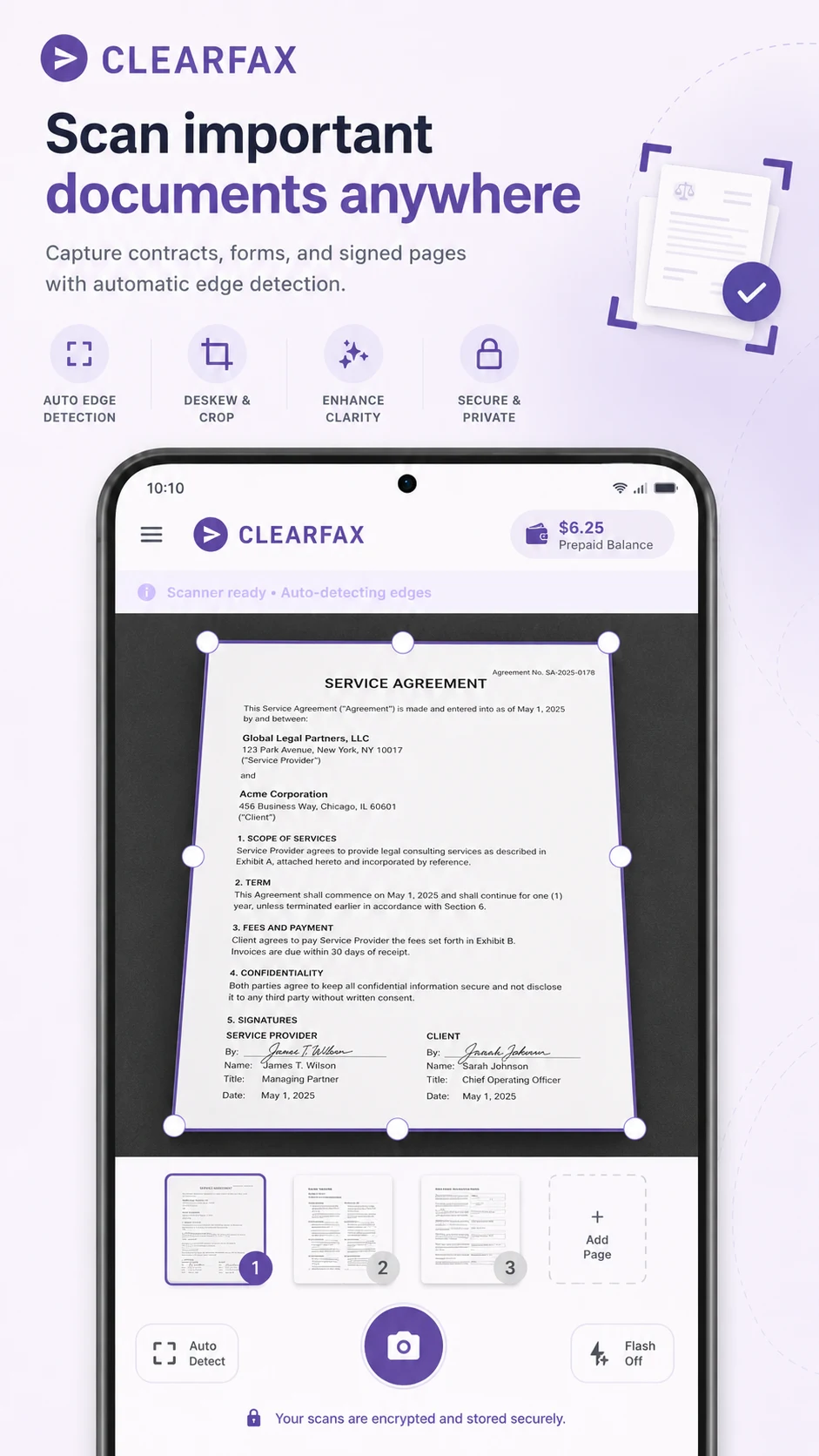 ClearFax Pro: Business Fax screenshot